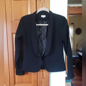 Decree Elegant Black Women's Blazer Jacket Open Front Small